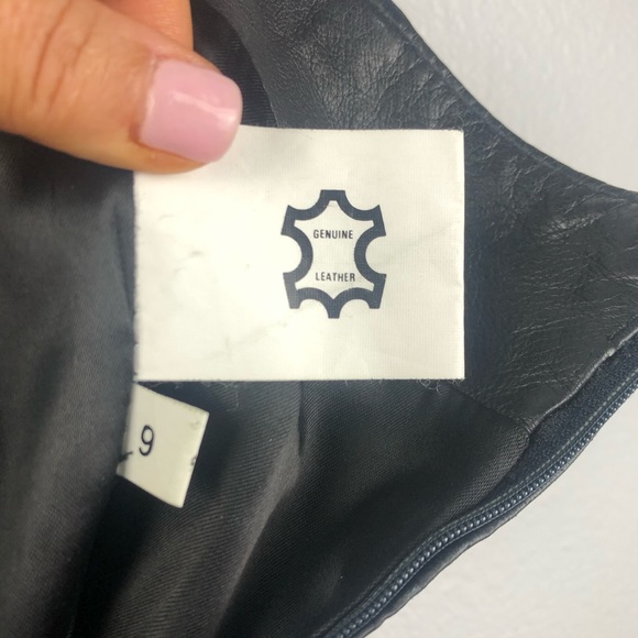 Leather skirt - Picture 3 of 7